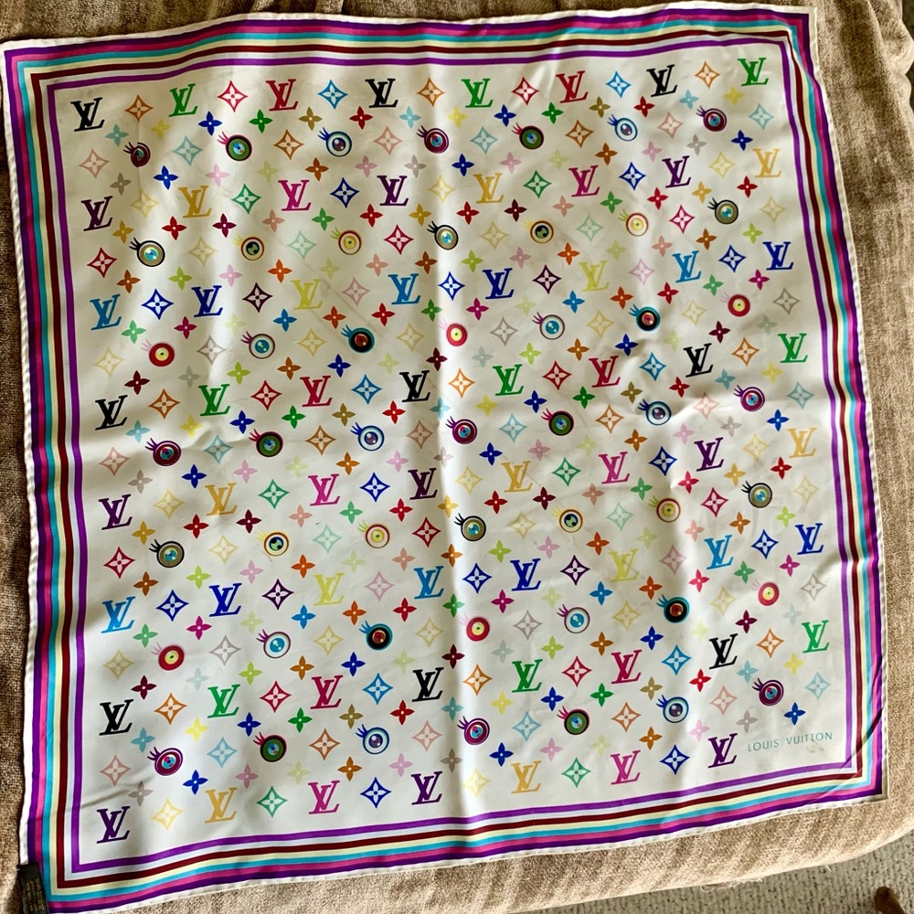 Collectible Louis Vuitton Bandana Scarf